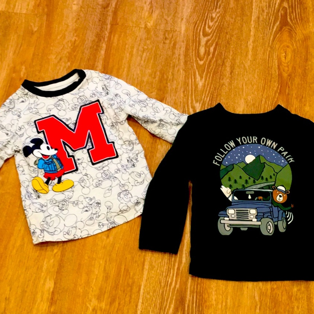 Gap, Two Long Sleeve Tees, Size 4T